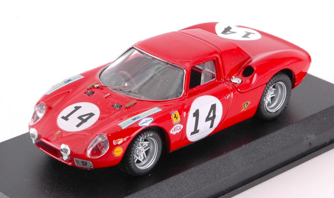 FERRARI 250LM 3.3L V12 TEAM NORTH AMERICAN RACING TEAM N.A.R.T. N 14 24h LE MANS 1968 M.GREGORY - C.KLOB RED 1:43