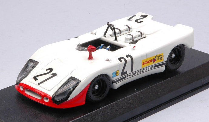 PORSCHE 908/2 FLUNDER SPIDER N 21 HOCKENHEIM 1970 NIKI LAUDA WHITE RED 1:43