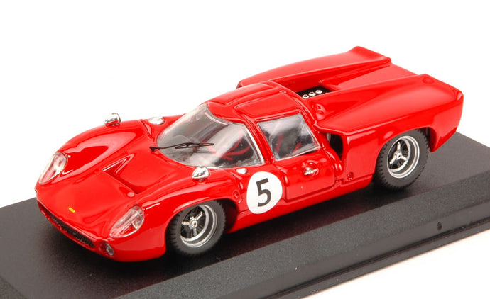 LOLA T70 COUPE N 5 WINNER SWEDEN GP 1967 Y.ROSQVIST RED 1:43