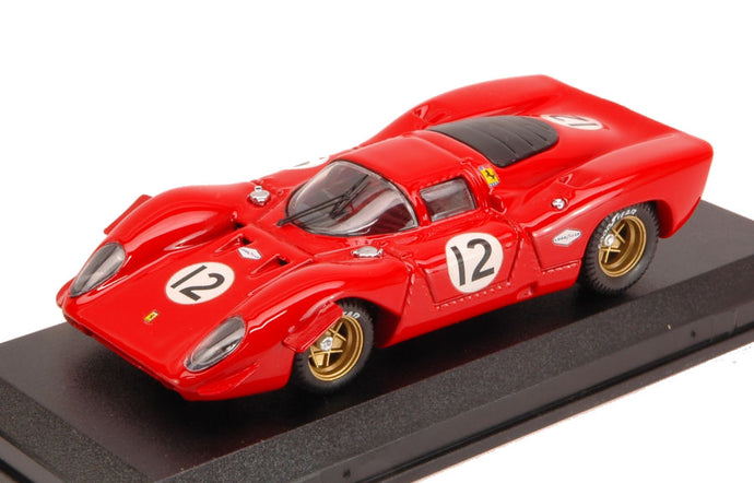 FERRARI 312P COUPE  N.12 5th BRIDGEHAMPTON 1969 P.RODRIGUEZ 1:43