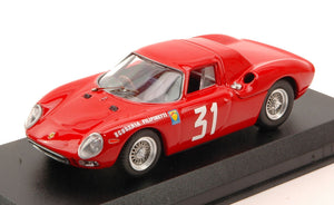 FERRARI 250LM COUPE N 31 WINNER MONZA 1964 N.VACCARELLA RED 1:43
