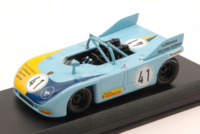 PORSCHE 908/03 N 41 2nd NURBURGRING INTERSERIE 1972 R.JOST LIGHT BLUE 1:43
