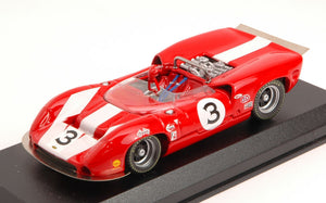 LOLA T70 MK2 SPIDER N 3 WINNER CAN-AM ST JOVITE 1966 J.SURTEES RED 1:43