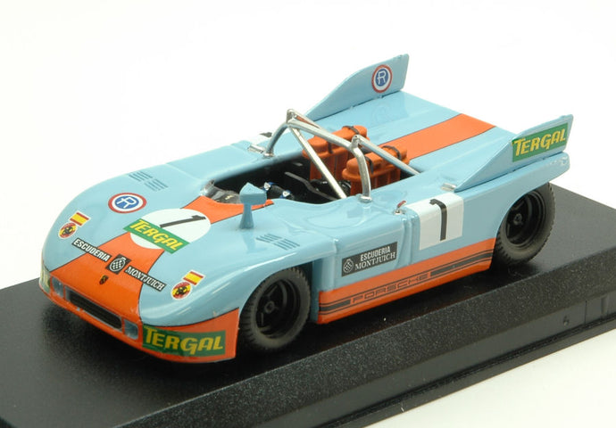 PORSCHE 908/03 SPIDER N 1 1000km DE BARCELONA 1971J.FERNANDEZ LIGHT BLUE 1:43