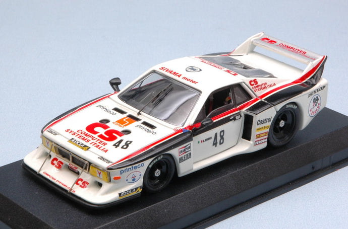 LANCIA BETA MONTECARLO N 48 6h SILVERSTONE 1982 CASTELLANO - CRAWFORD WHITE RED 1:43