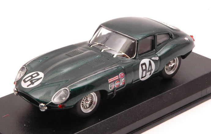 JAGUAR E-TYPE COUPE N 84 12h SEBRING 1968 RODGERS - ROBSON GREEN 1:43