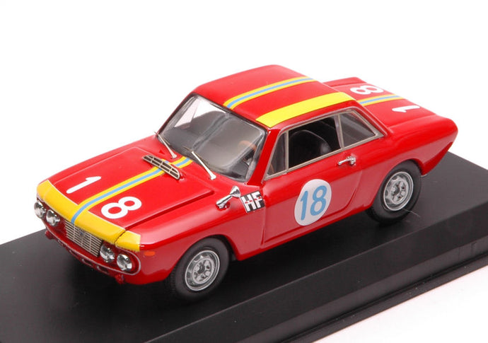 LANCIA FULVIA COUPE 1.3 HF N 18 WINNER CLASS GT 1.3 TARGA FLORIO 1966 CELLA - MARZI RED 1:43