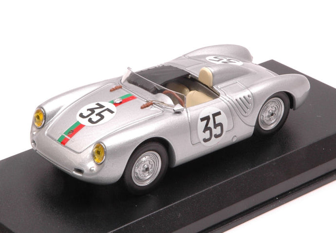 PORSCHE 550 RS N 35 24h LE MANS 1959 KERGUEN - LACAZE SILVER 1:43