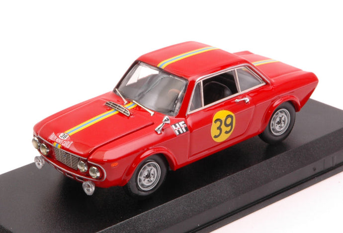 LANCIA FULVIA COUPE 1.3HF N 39 2nd RALLY MONTECARLO 1967 ANDERSSON - DAVRNPORT RED 1:43