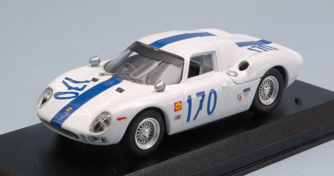 FERRARI 250LM COUPE N 170 TARGA FLORIO 1966 SWANSON - ENNIS WHITE 1:43