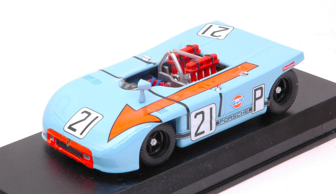 PORSCHE 908/03 N 21 1000km NURBURGRING 1970 RODRIGUEZ - KINNUNEN LIGHT BLUE ORANGE 1:43