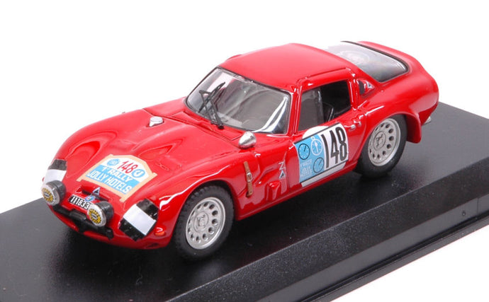 ALFA ROMEO TZ2 N 148 RALLY PERGUSA JOLLY HOTEL 1965 DE ADAMICH - LINI RED 1:43