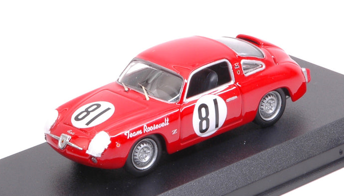 FIAT ABARTH 750 N 81 RECORD MONZA SCCA NATIONAL CUMBERLAND 1959 DUNCAN RED 1:43