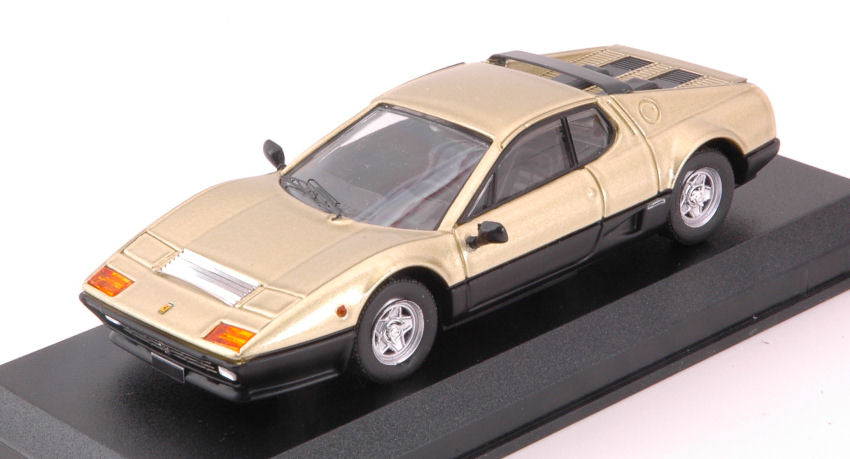FERRARI 512BB SINGLE SAMPLE SOTHEBY'S AUCTION 2018 GOLD BLACK 1:43