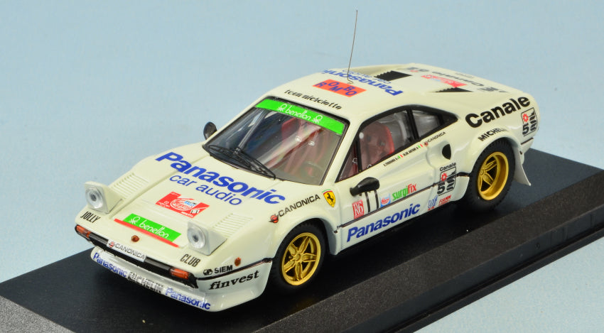 FERRARI 308 GTB Gr.4 N 11 WINNER RALLY DEL CIOCCO 1982 DE ANTONI - TOGNANA WHITE 1:43