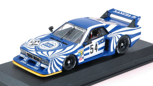 LANCIA BETA MONTECARLO turbo TEAM LANCIA CORSE N 54 WINNER Gr.5 6h SILVERSTONE 1980 WALTER ROHRL - MICHELE ALBORETO BLUE WHITE 1:43