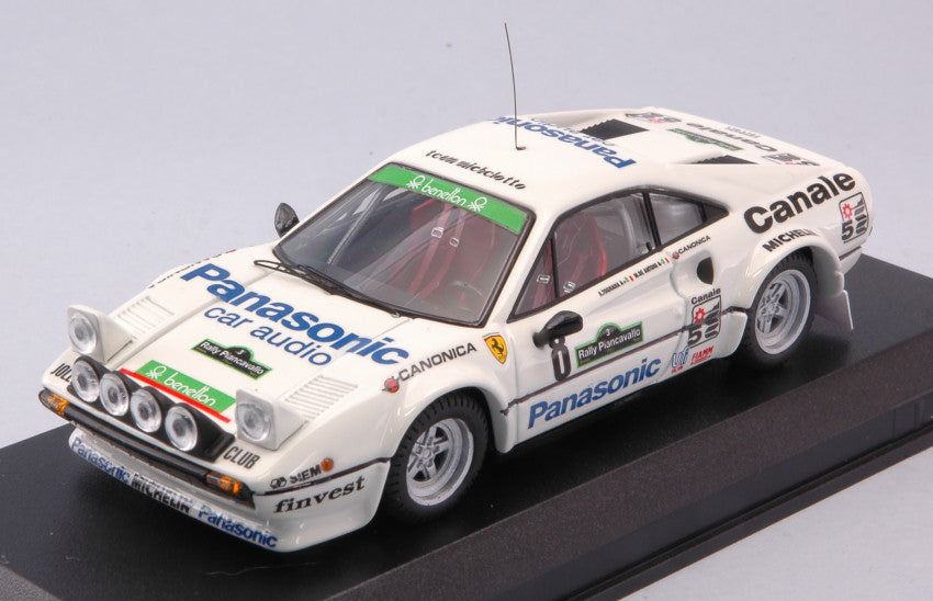 FERRARI 308 GTB Gr.4 N 8 WINNER RALLY PIANCAVALLO 1982 DE ANTONI - TOGNANA WHITE 1:43
