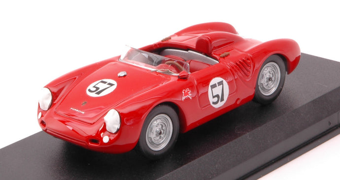 PORSCHE 550 RS SPIDER N 57 WINNER PARAMAUNT RANCH 1957 J.McAFEE RED 1:43