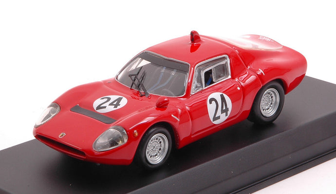 FIAT ABARTH OT1300 N 24 WINNER TRENTO-BONDONE 1968 KARL FEDERHOFER RED 1:43