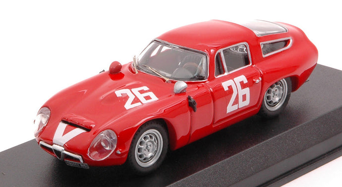 ALFA ROMEO TZ1 N 26 1000km MONZA 1965 PIANTA - SALA RED 1:43