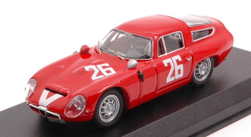 ALFA ROMEO TZ1 N 26 1000km MONZA 1965 PIANTA - SALA RED 1:43