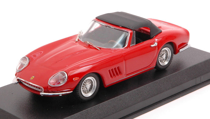 FERRARI 275 GTB/4 NART SPIDER CLOSED 1967 RED BLACK 1:43