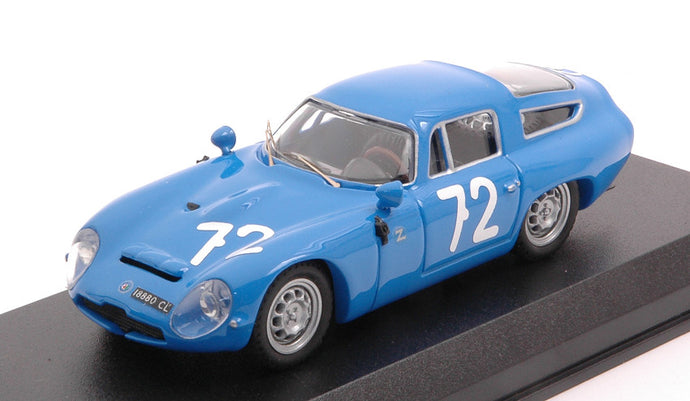 ALFA ROMEO TZ1 N 72 TARGA FLORIO 1965 PANEPINTO - PARLA BLUE 1:43