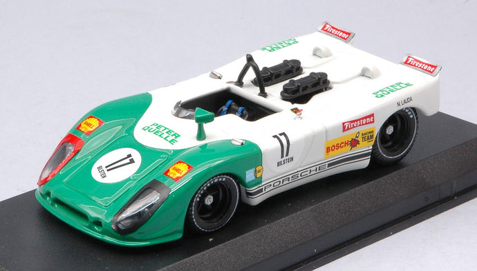 PORSCHE 908/02 FLUNDER N 17 RENNEN AACHEN NURBURGRING 1970 NIKI LAUDA WHITE GREEN 1:43