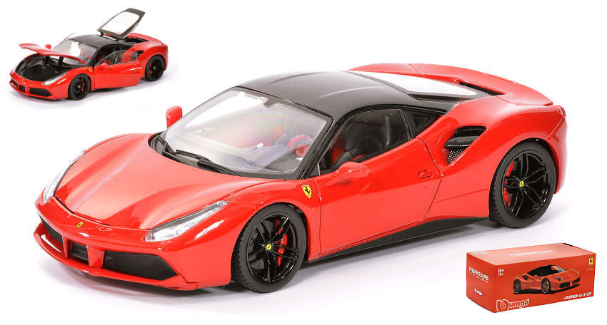 FERRARI 488 GTB RED SIGNATURE 1:18