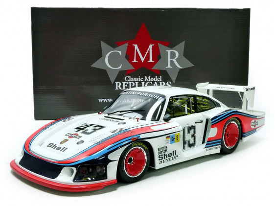 PORSCHE 935/78 3.2L TWIN TURBO MOBY DICK TEAM MARTINI RACING PORSCHE SYSTEM N 43 24h LE MANS 1978 ROLF STOMMELEN - MANFRED SCHURTI WHITE BLUE RED 1:12