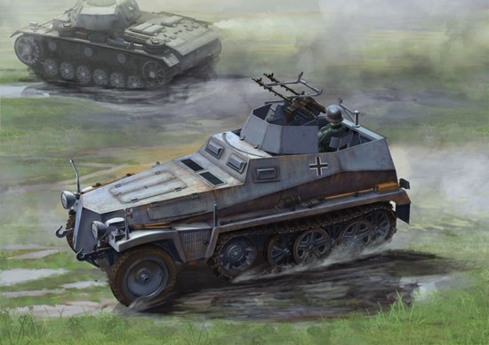 SD.KFZ 250/4 AUSF A, LEICHTER TRUPPENLUFTSCHUTZPANZERWAGEN KIT 1:35