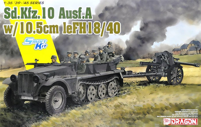 SD.KFZ.10 AUSF.A W/10,5 cm le FH18/40 KIT 1:35