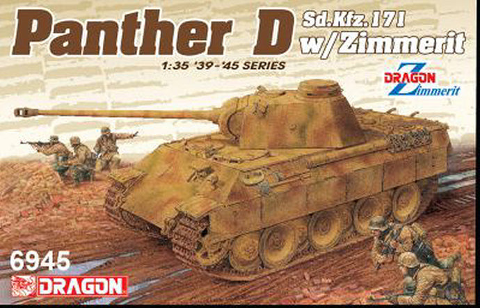 SD.KFZ.171 PANTHER AUSF.D W/ZIMMERIT KIT 1:35