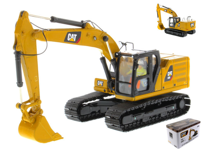 CATERPILLAR CAT320 ESCAVATORE CINGOLATO - TRACTOR HYDRAULIC EXCAVATOR - NEXT GENERATION YELLOW BLACK 1:50