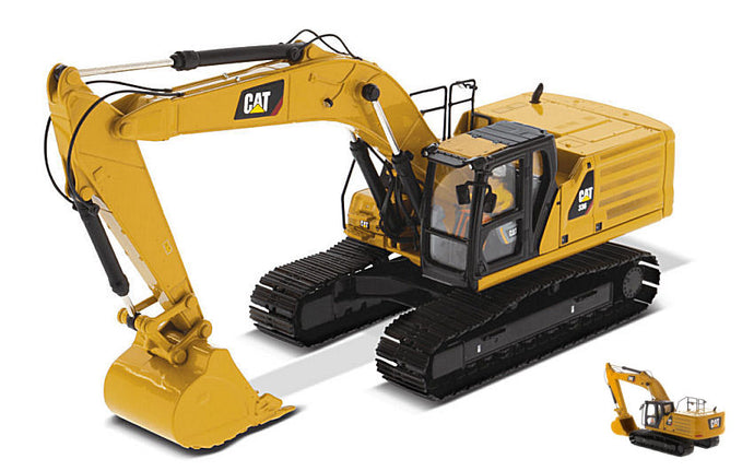 CATERPILLAR CAT336 ESCAVATORE CINGOLATO - TRACTOR HYDRAULIC EXCAVATOR SCRAPER - NEXT GENERATION YELLOW BLACK 1:50