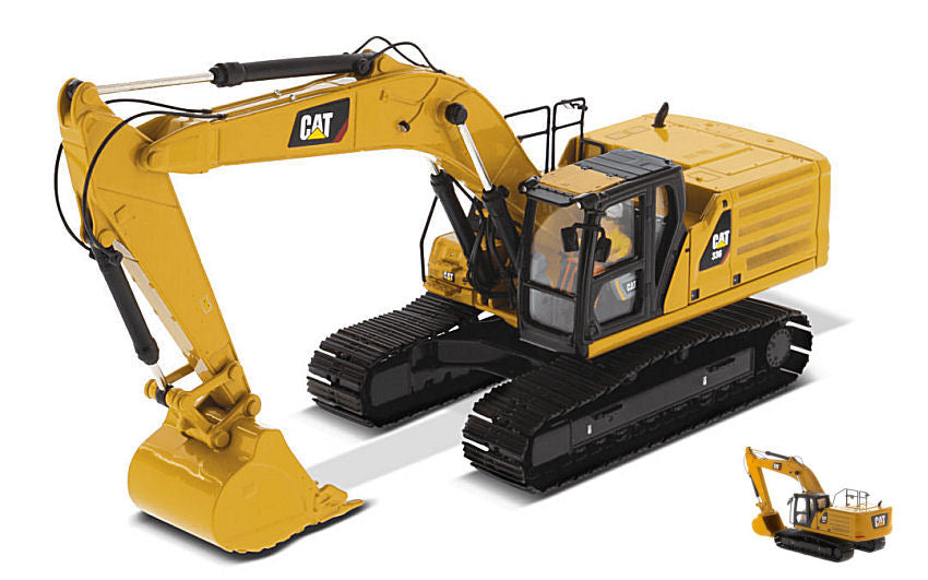 CATERPILLAR CAT336 ESCAVATORE CINGOLATO - TRACTOR HYDRAULIC EXCAVATOR SCRAPER - NEXT GENERATION YELLOW BLACK 1:50