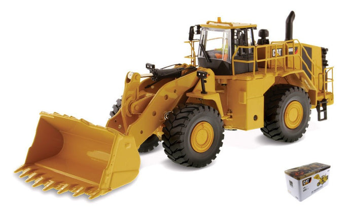 CATERPILLAR CAT994K RUSPA GOMMATA - SCRAPER TRACTOR WHEEL LOADER YELLOW BLACK 1:50