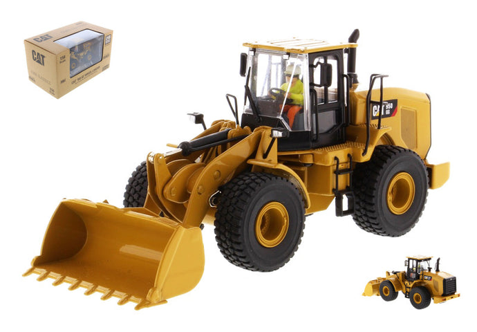 CATERPILLAR CAT950GC RUSPA GOMMATA - SCRAPER TRACTOR WHEEL LOADER YELLOW BLACK 1:50