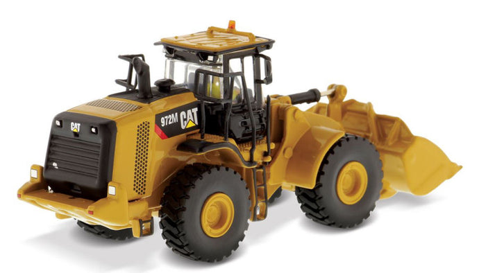 CATERPILLAR CAT972M RUSPA GOMMATA - SCRAPER TRACTOR WHEEL LOADER YELLOW BLACK 1:87