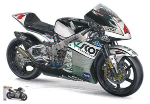 HONDA RS250RW H.AOYAMA 2009 TEAM SCOT N.4 WORLD CHAMPION 250cc KIT 1:12