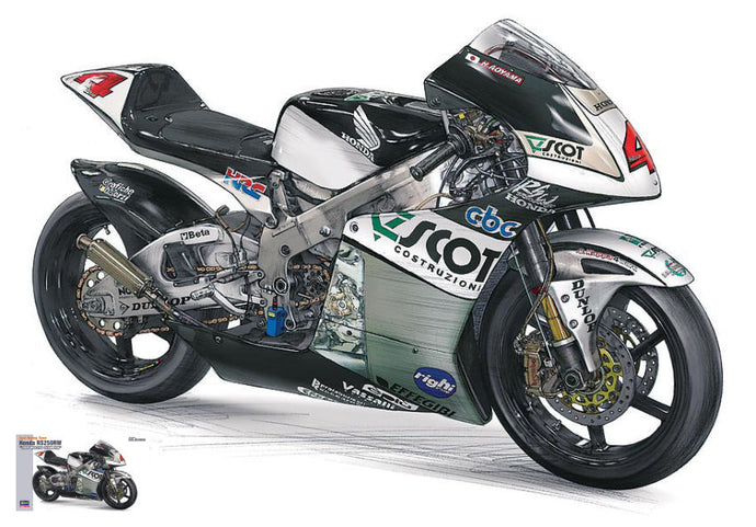 HONDA RS250RW H.AOYAMA 2009 TEAM SCOT N.4 WORLD CHAMPION 250cc KIT 1:12