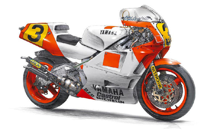 YAMAHA YZR500 E.LAWSON 1988 N.3 WORLD CHAMPION 500cc KIT 1:12