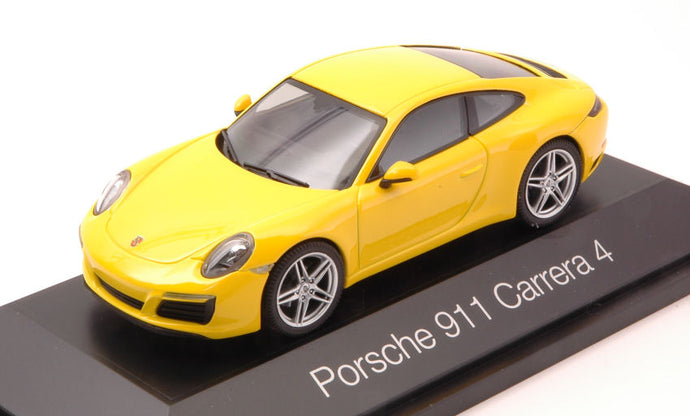 PORSCHE 911 CARRERA 4 COUPE  YELLOW 1:43