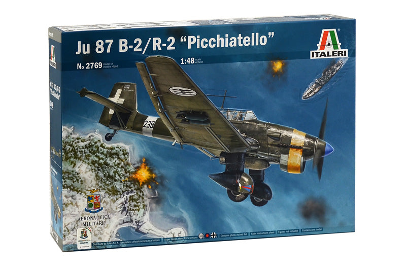 JUNKERS JU 87 B-2/R-2 MILITARY AIRPLANE 1944 - PICCHIATELLO / 1:48
