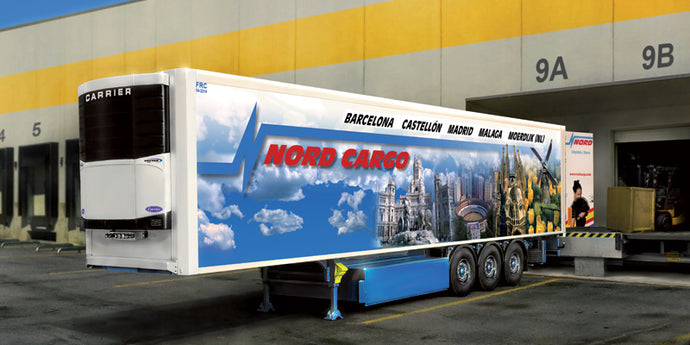 TRAILER RIMORCHIO - TRAILER SEMI-FRIGO FOR TRUCK VARIOUS 1:24