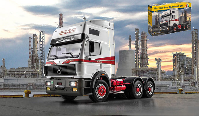 MERCEDES BENZ SK1850 EUROCAB TRACTOR TRUCK 3-ASSI 1994 / 1:24