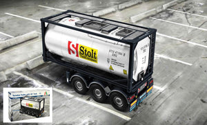 ACCESSORIES RIMORCHIO CISTERNA 3-ASSI - TANKER TRAILER / 1:24