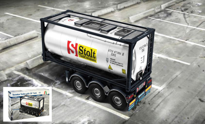ACCESSORIES RIMORCHIO CISTERNA 3-ASSI - TANKER TRAILER / 1:24