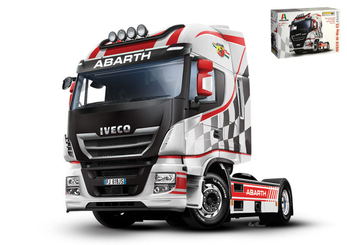 IVECO FIAT STRALIS E5 HI-WAY TRACTOR TRUCK ABARTH 2-ASSI 2010 / 1:24