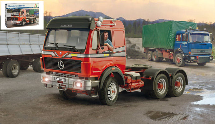 MERCEDES BENZ 2238 6X4 TRACTOR TRUCK 3-ASSI 1990 / 1:24